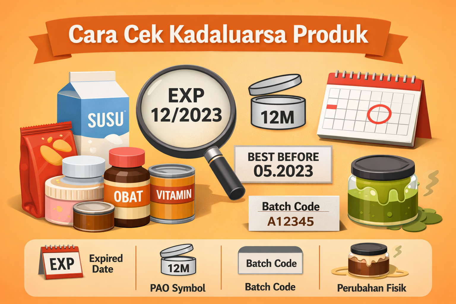 Cara Cek Kadaluarsa Produk Skincare, Kosmetik, Makanan & Obat-Obatan