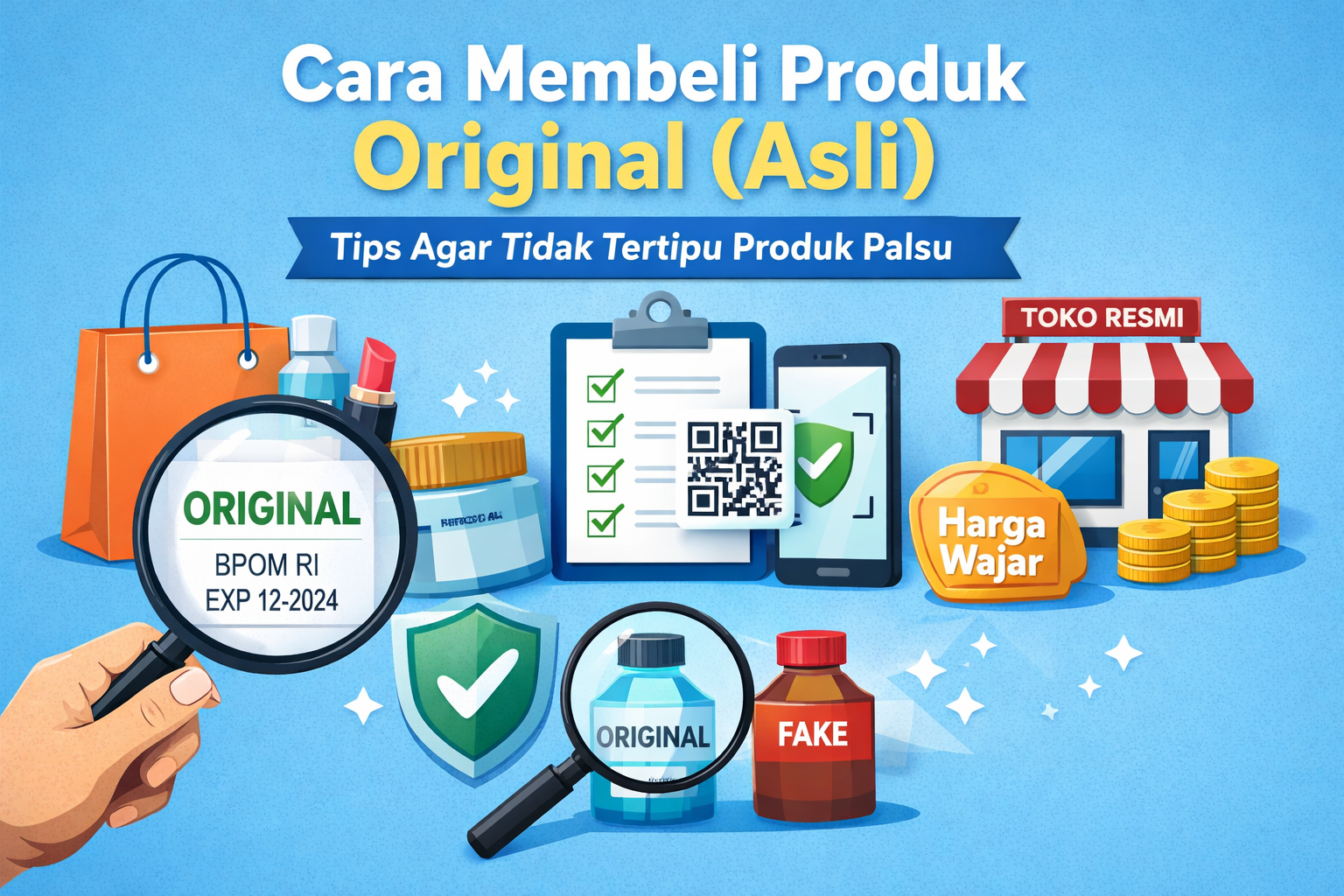 Cara Membeli Produk Skincare, Kosmetik & Obat-Obatan Original (Asli)