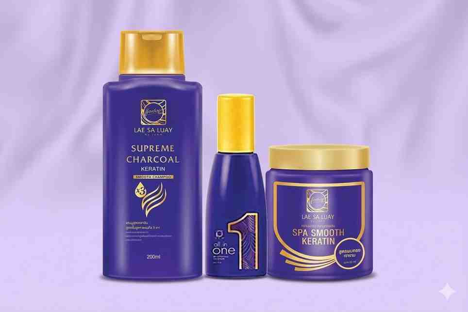 Cara Memakai Lae Sa Luay SPA Smooth Keratin