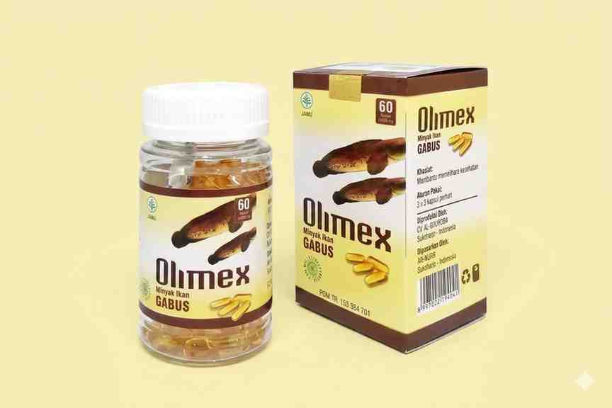 Cara Minum Olimex Minyak Ikan Gabus