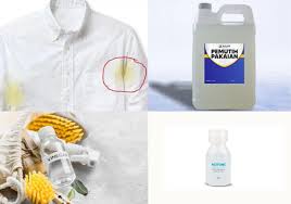 Mempraktikkan cara mudah menghilangkan Noda Kuning Parfum di baju menggunakan bahan dapur sederhana.