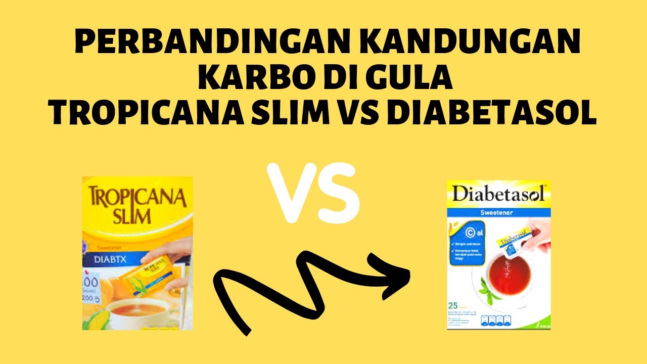 Menentukan pilihan berbelanja pemanis Tropicana Slim Diabtx atau kompetitornya Diabetasol