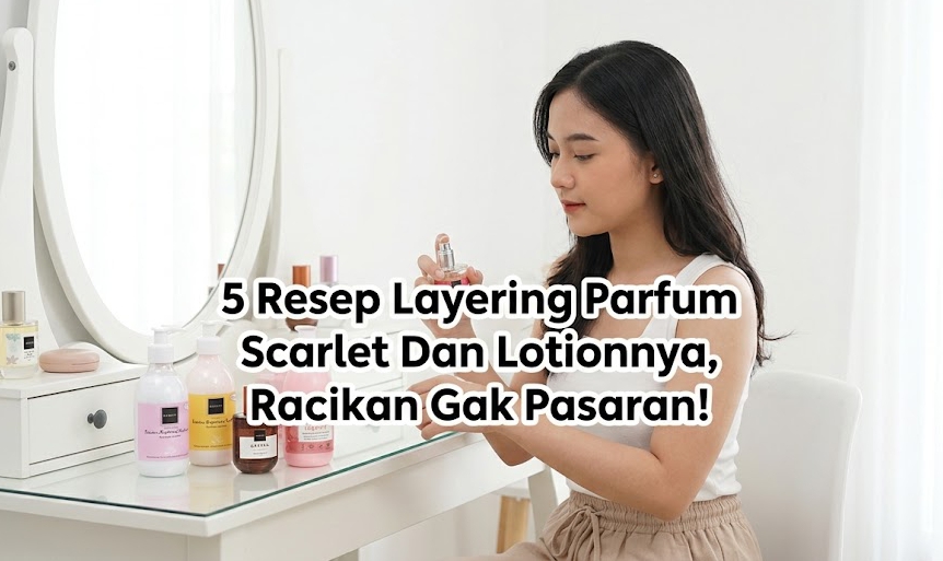Menciptakan wangi mahal dan eksklusif dengan 5 resep racikan parfum scarlet bareng lotion.